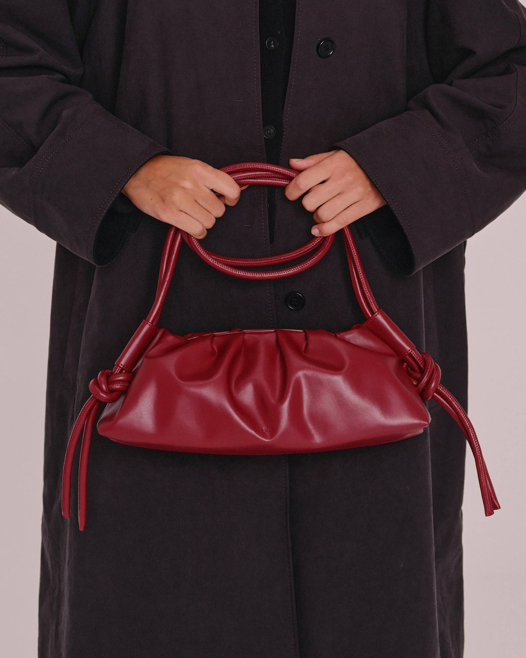 Dumpling Bag - Cherry Red