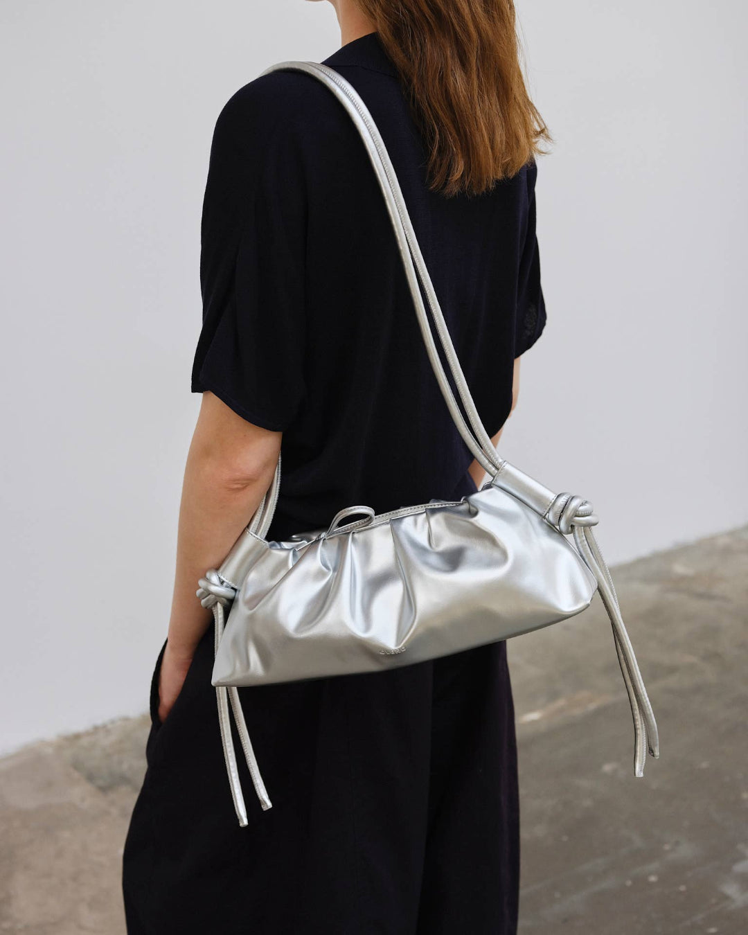 Dumpling Bag - Silver