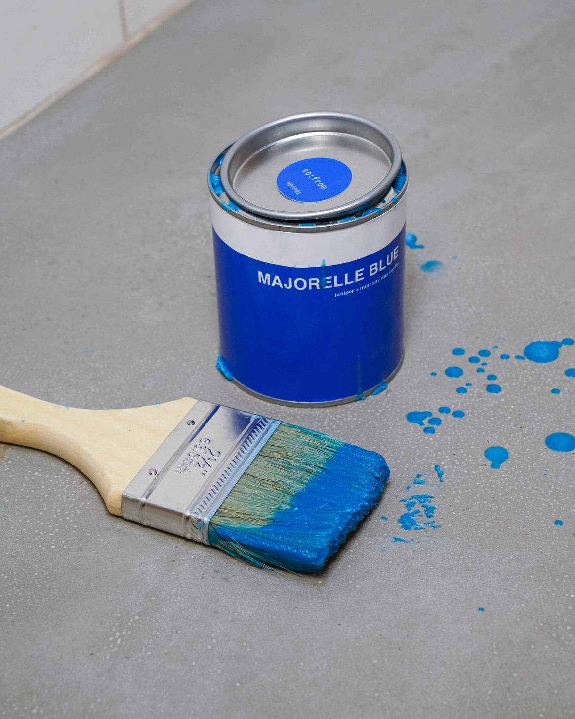 Paint Can Candles - Majorelle Blue