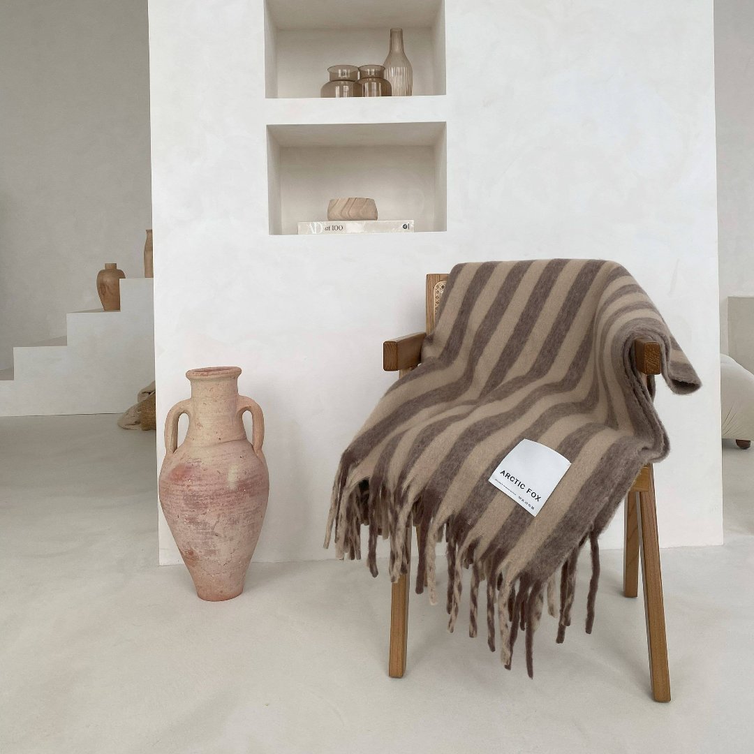 The Wool Stripe Throw