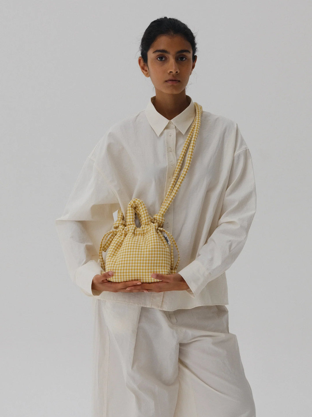 Micro Ona Soft Bag - Vichy Yellow