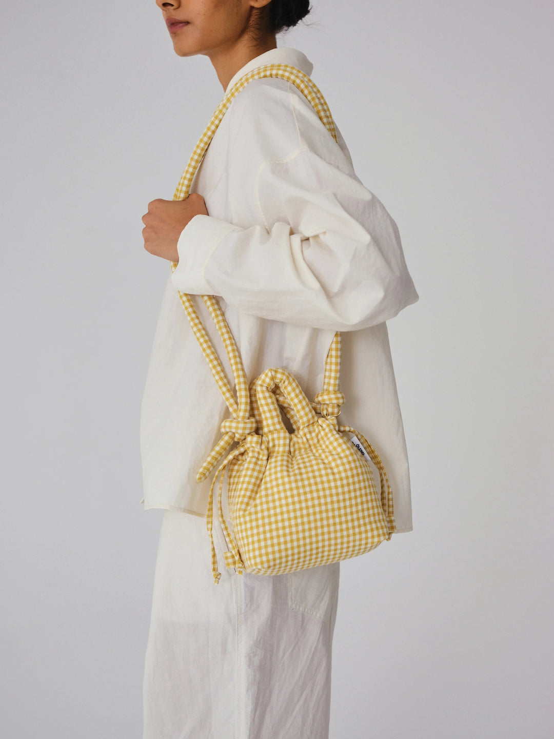 Micro Ona Soft Bag - Vichy Yellow