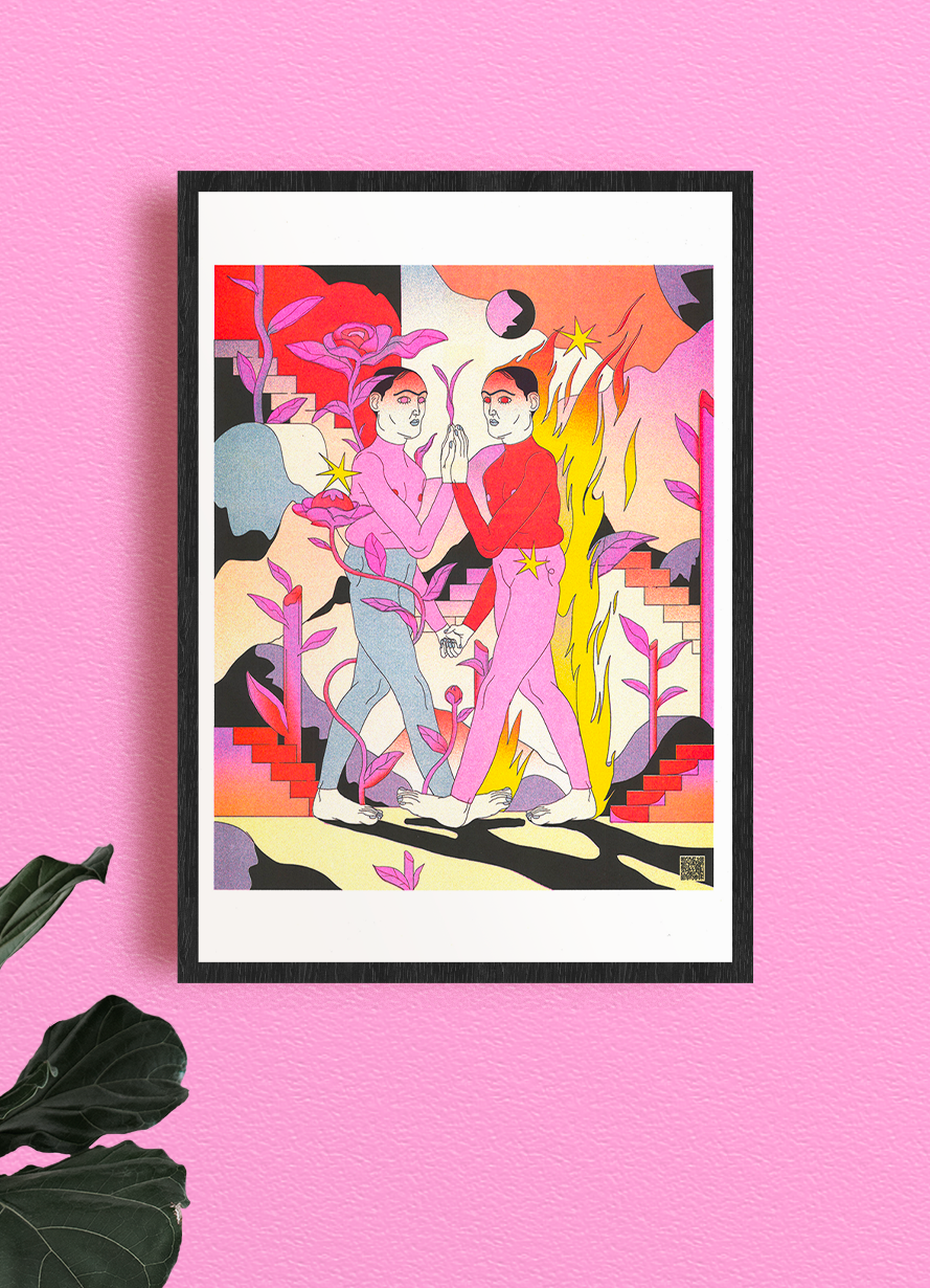 Wish You Were Here - Raman Djafari - Animated Poster