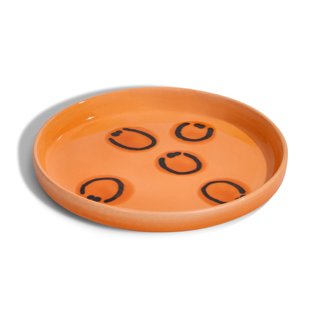 Baby Plate Kawaii - Orange Smile