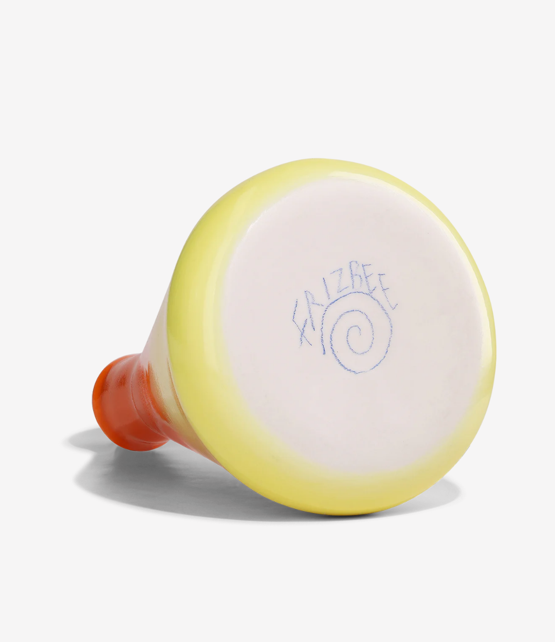 Erlenmeyer Jug - Orange Yellow Gradient Smile