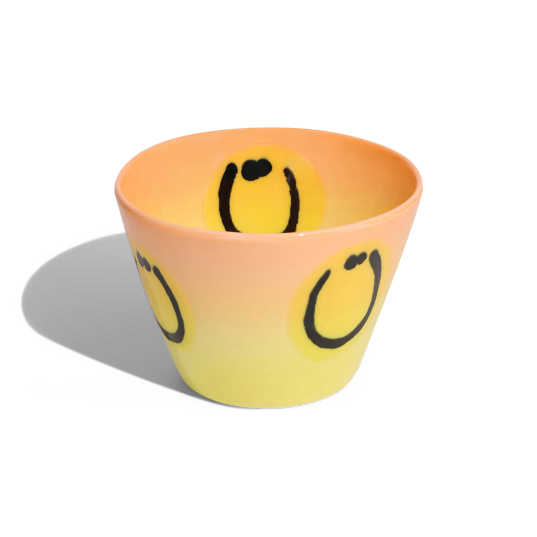 Super Cup L - Orange Yellow Gradient Smile