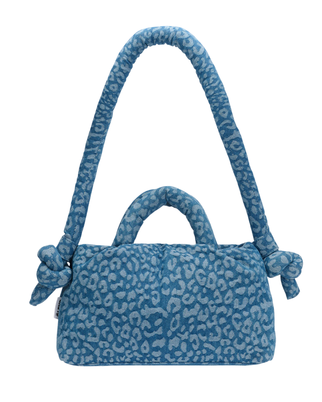MiniOna Soft Bag - Leopard Denim