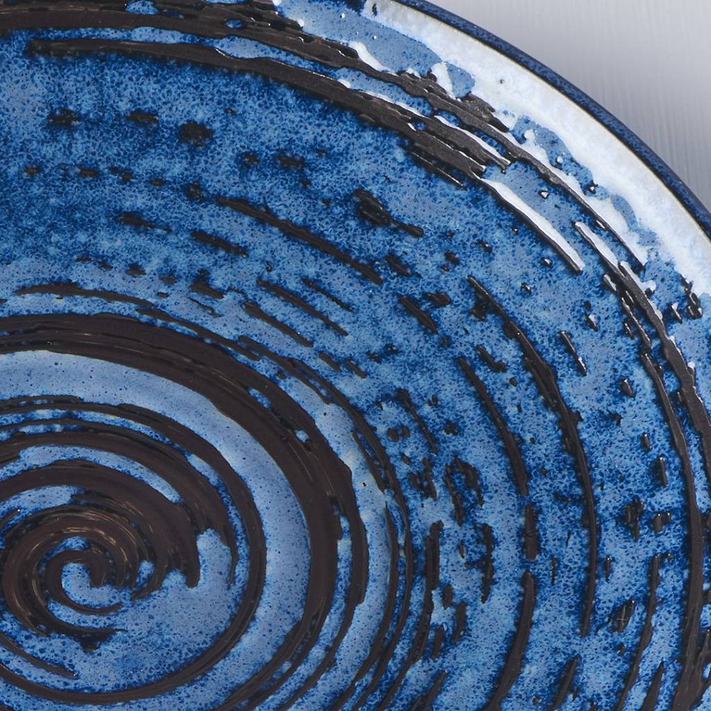 Copper Swirl Dinner Plate