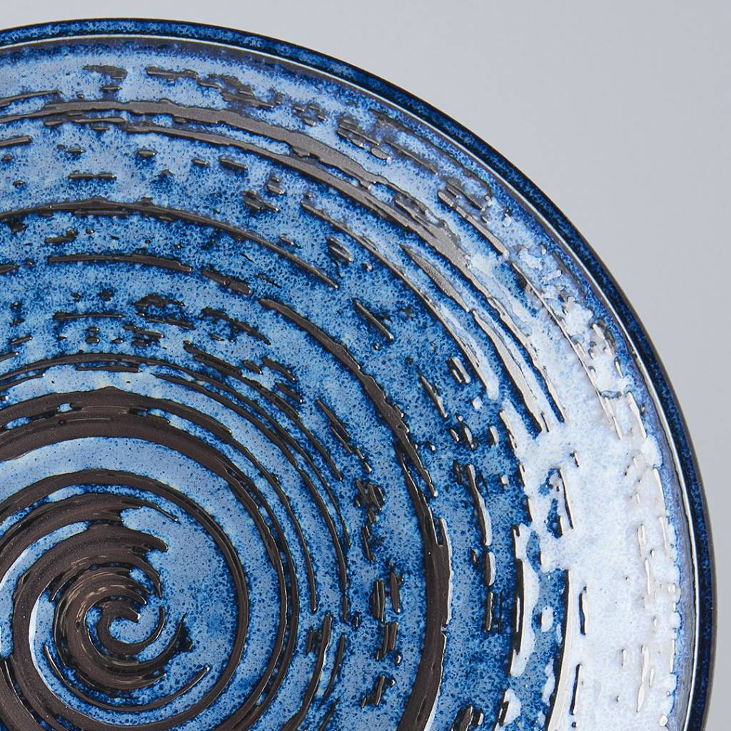 Copper Swirl Dinner Plate