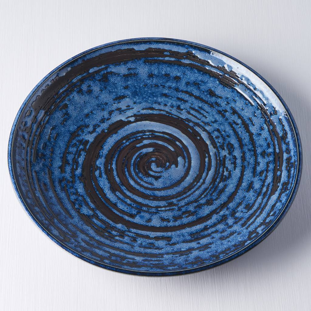 Copper Swirl Dinner Plate