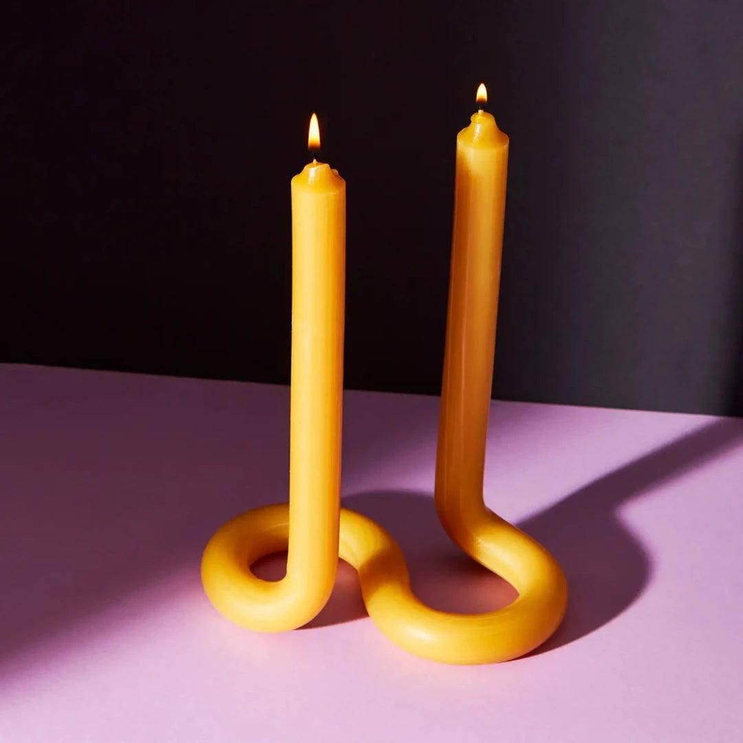 Twist Candle - honey