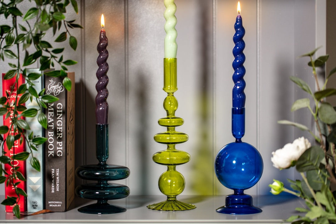 Spiral Taper Candles - 3 Pack
