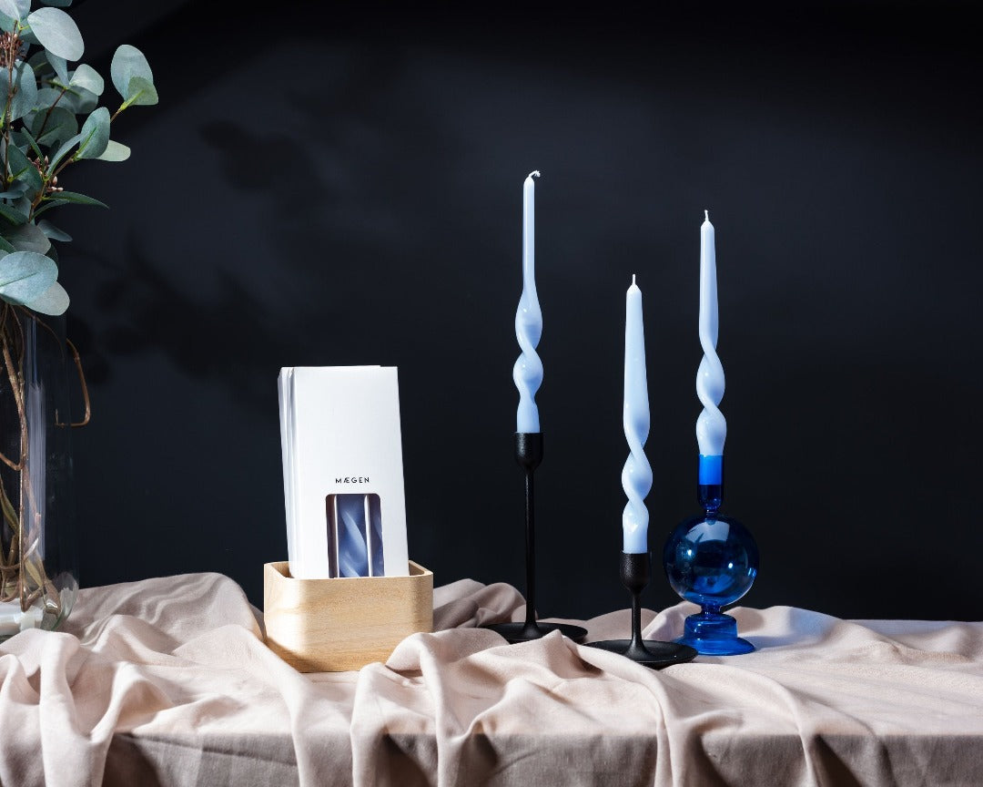 Twist Taper Candles - 3 Pack