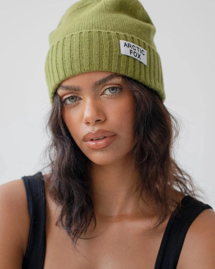 RWS Wool Beanie - Mossy Green
