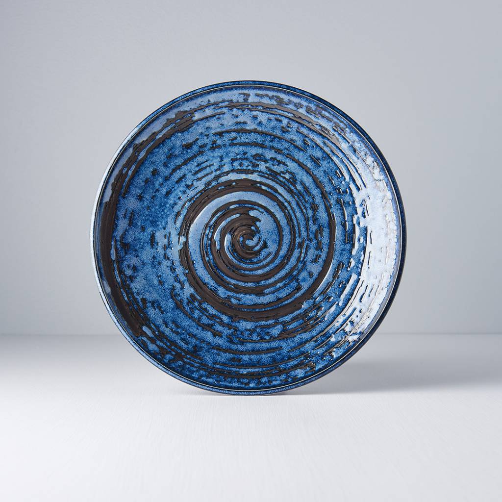 Copper Swirl Dinner Plate