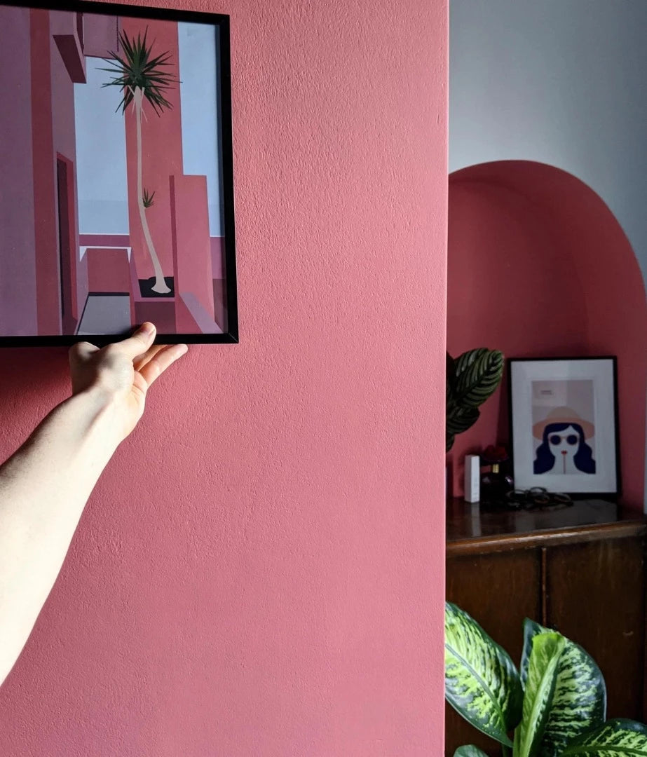 Pink Terrace Art Print