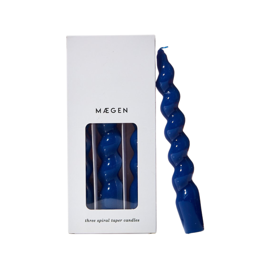 Spiral Taper Candles - 3 Pack