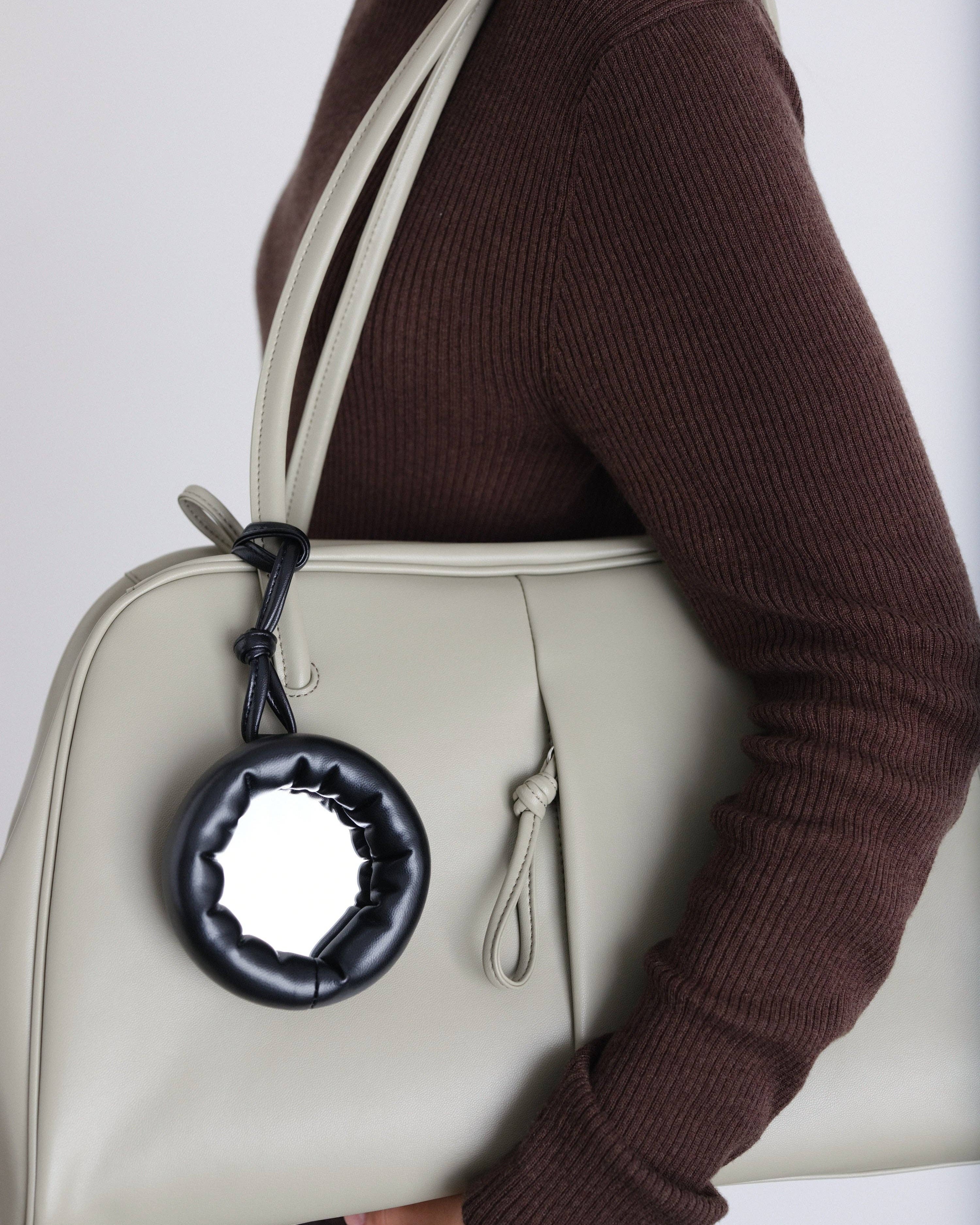 Padded Mirror Charm - Black