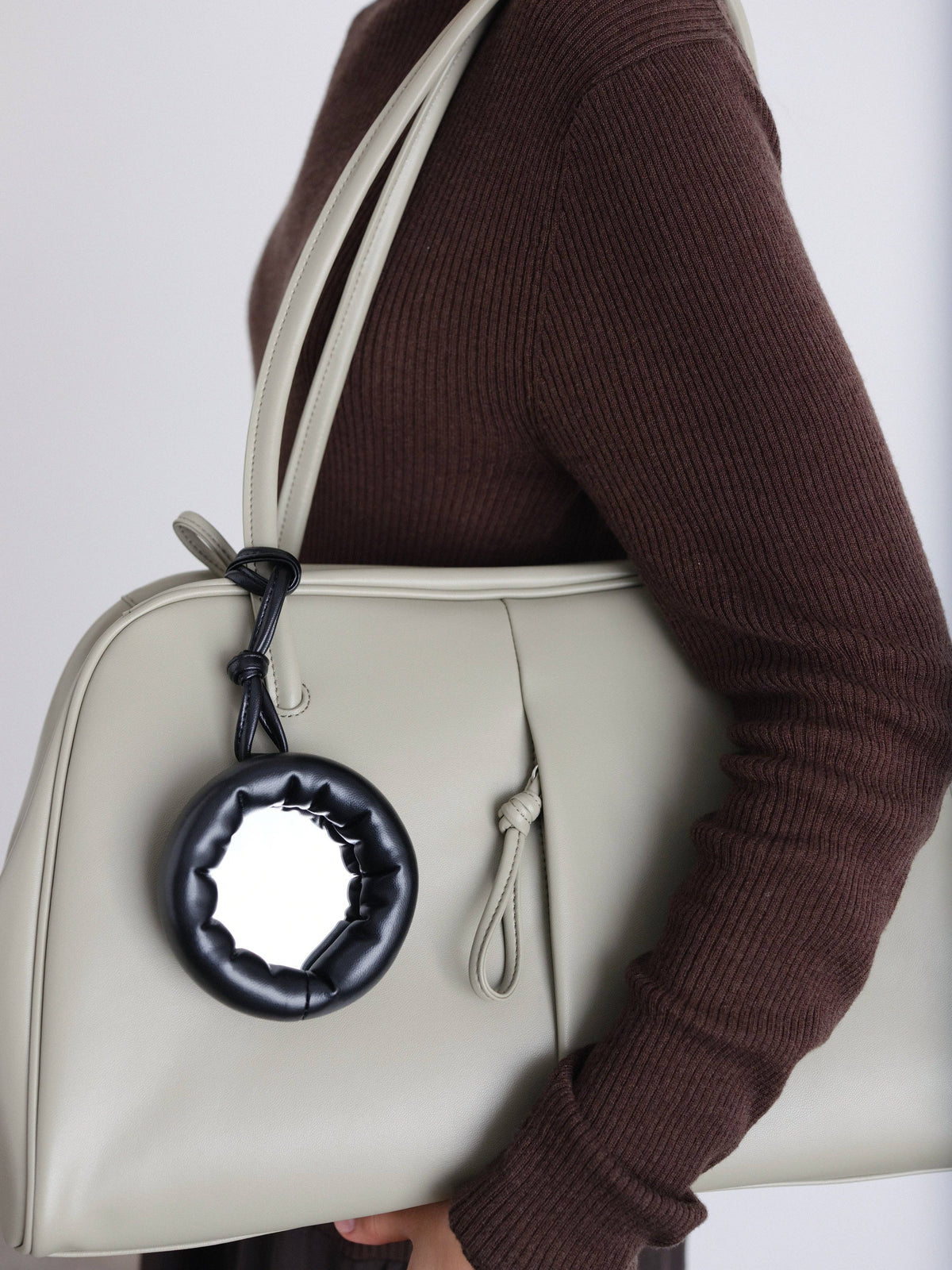Padded Mirror Charm - Butter Yellow