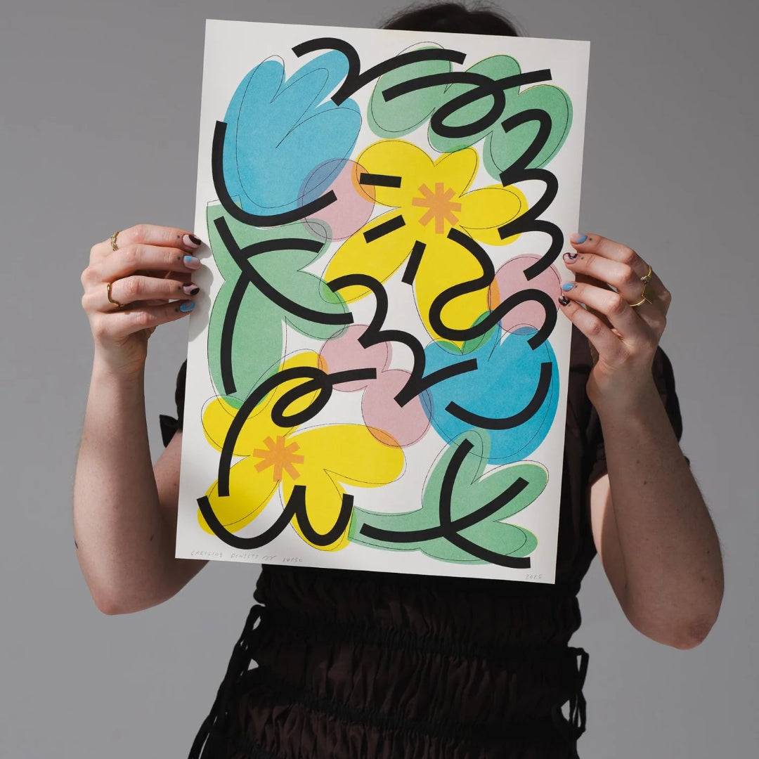 Garden - Risograph Print - A3