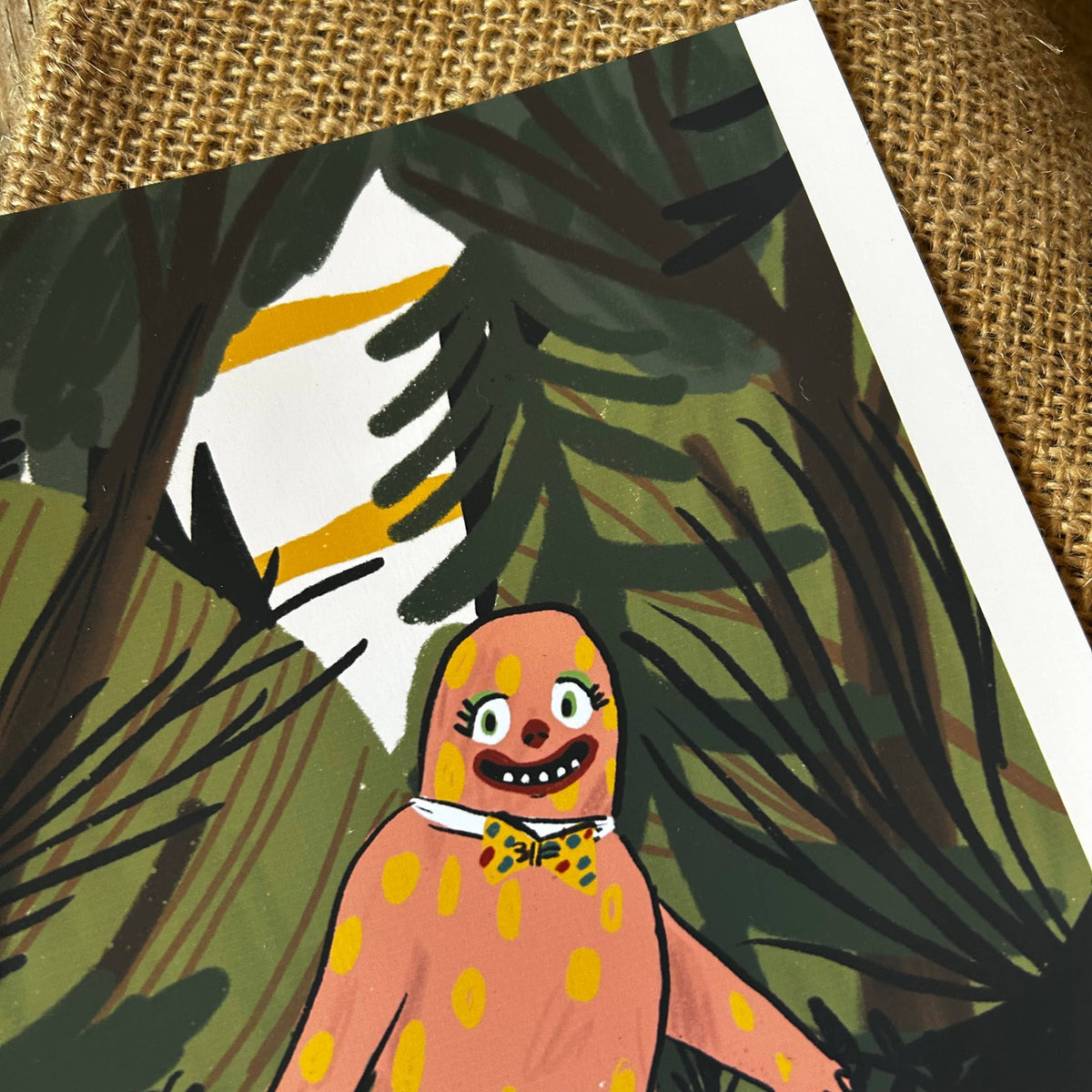 Mr Blobby Print - A4