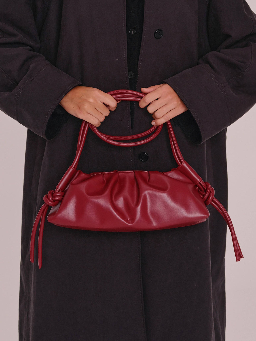 Dumpling Bag - Cherry Red