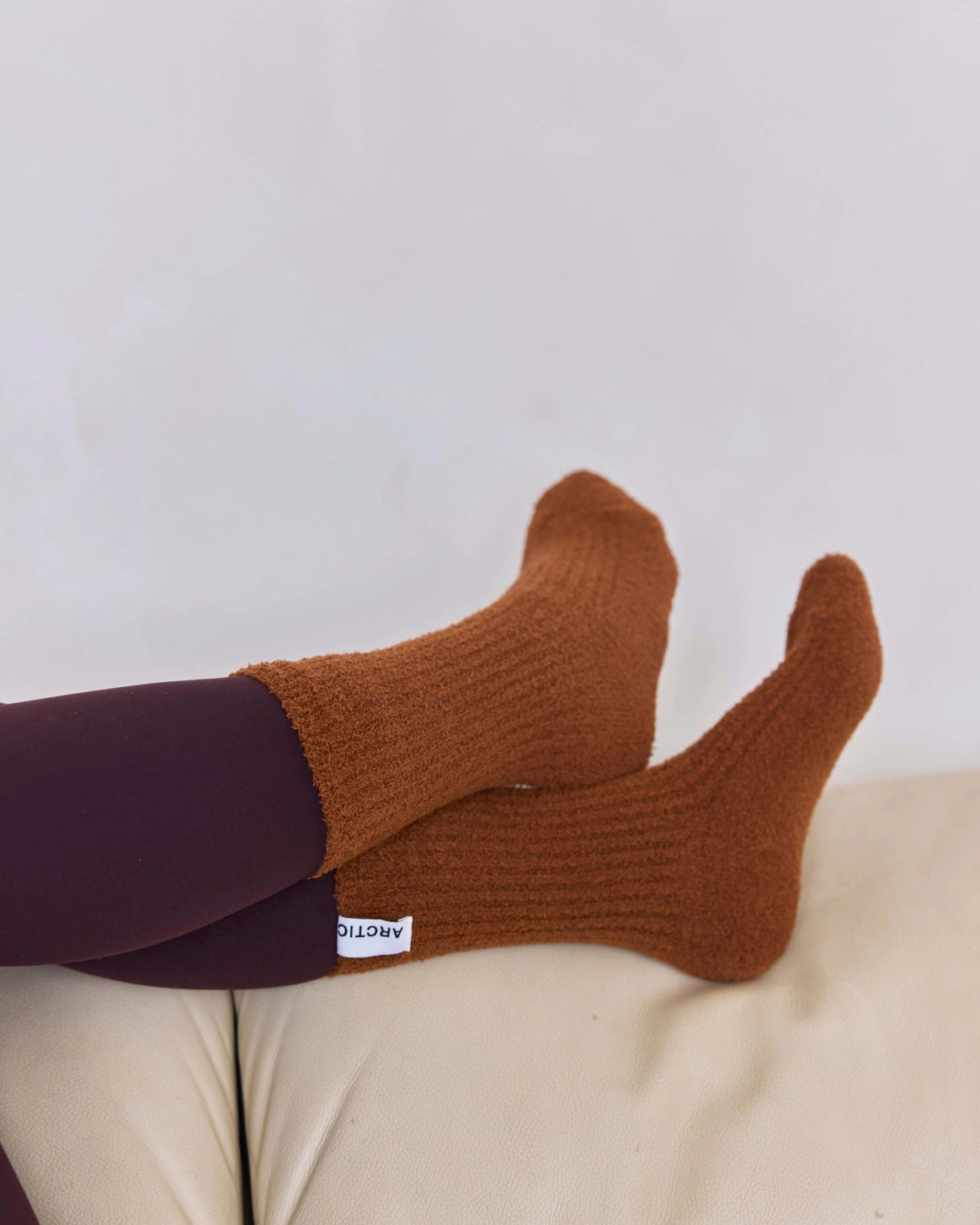 Cosy Socks - 100% Recycled - Sepia