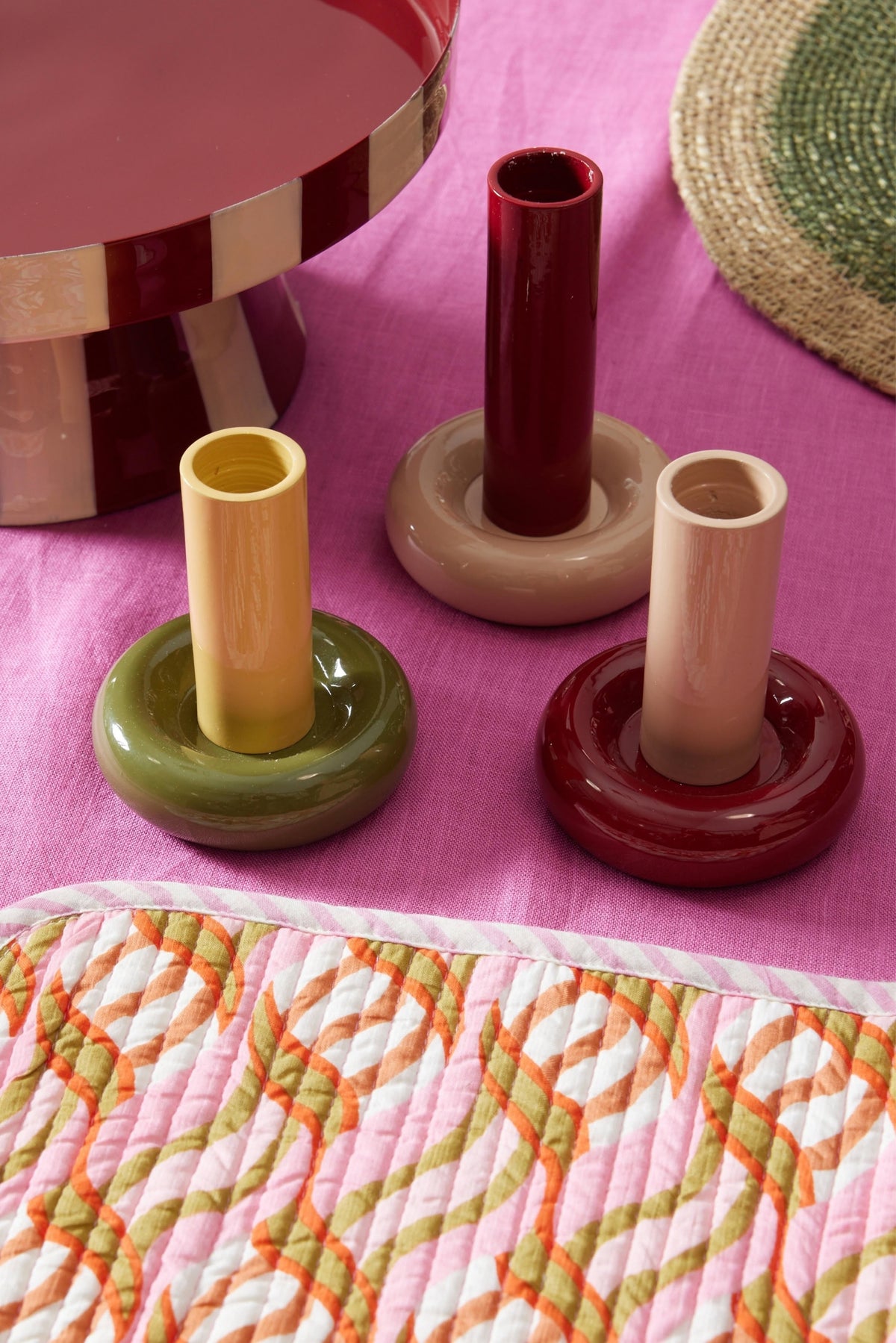 Donut Candle Holder M - Chamomile