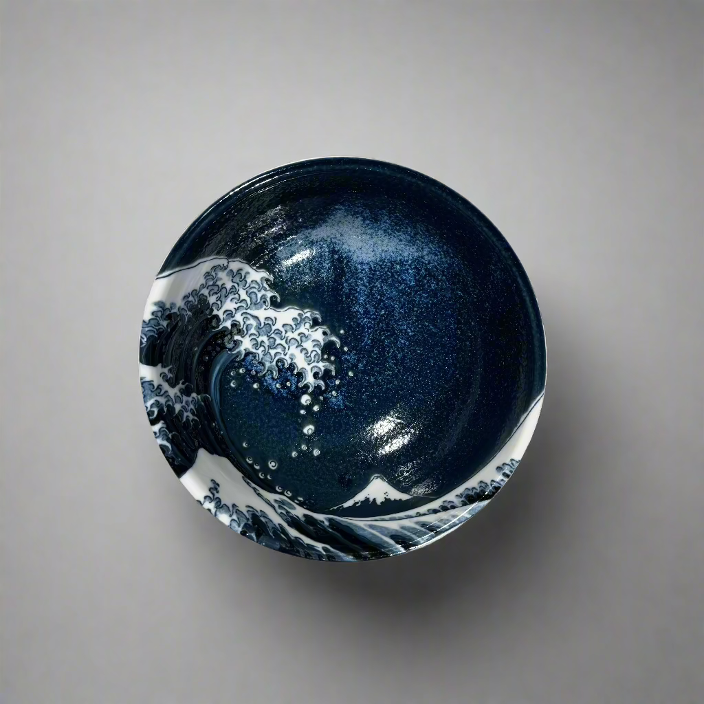 Hokusai Design Udon Bowl