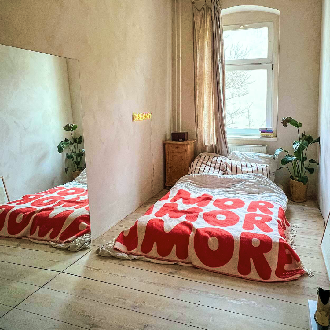 Klekks No. 11 - Wool Blanket - Red
