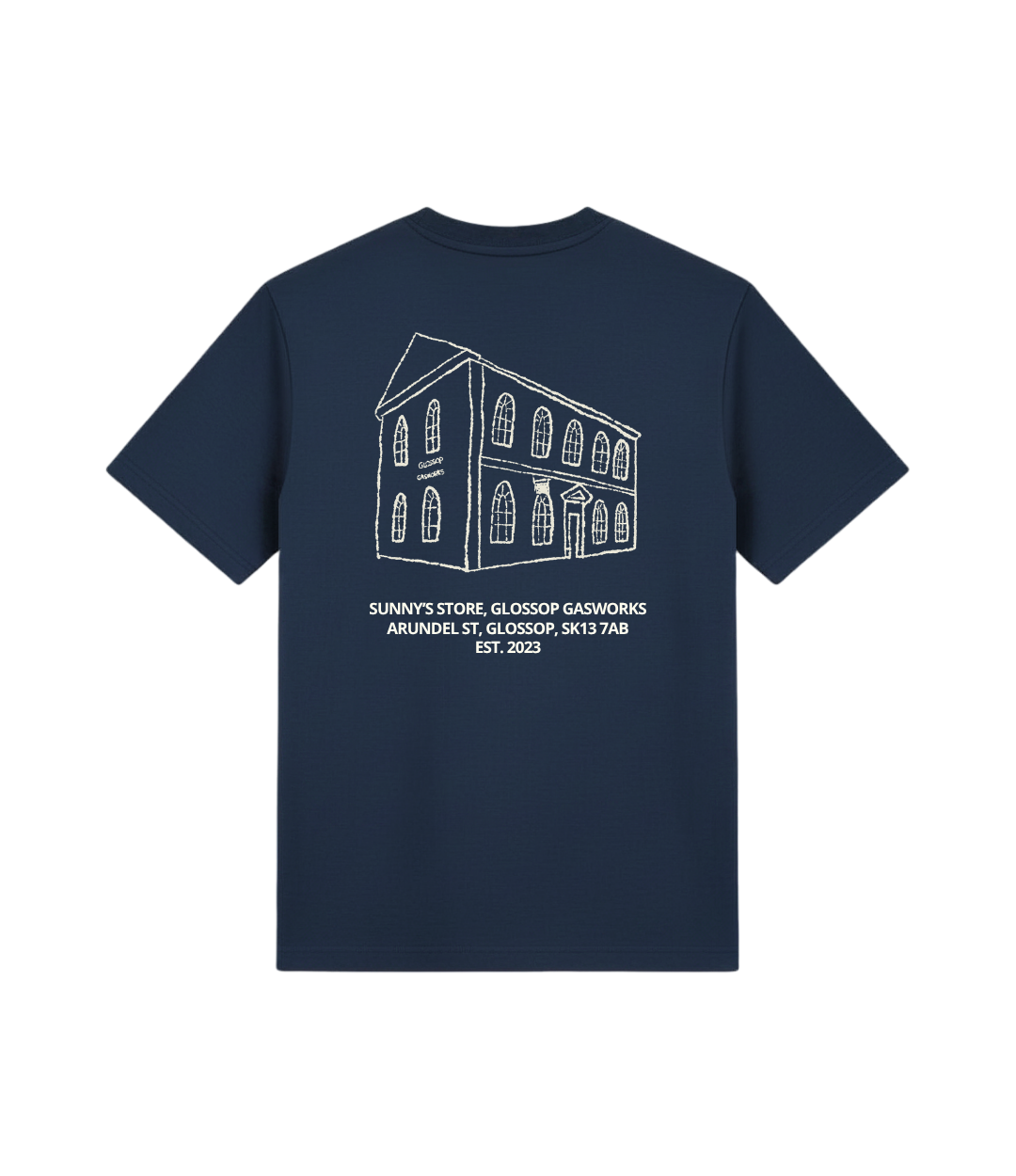 Gasworks Tee - Navy / Off White