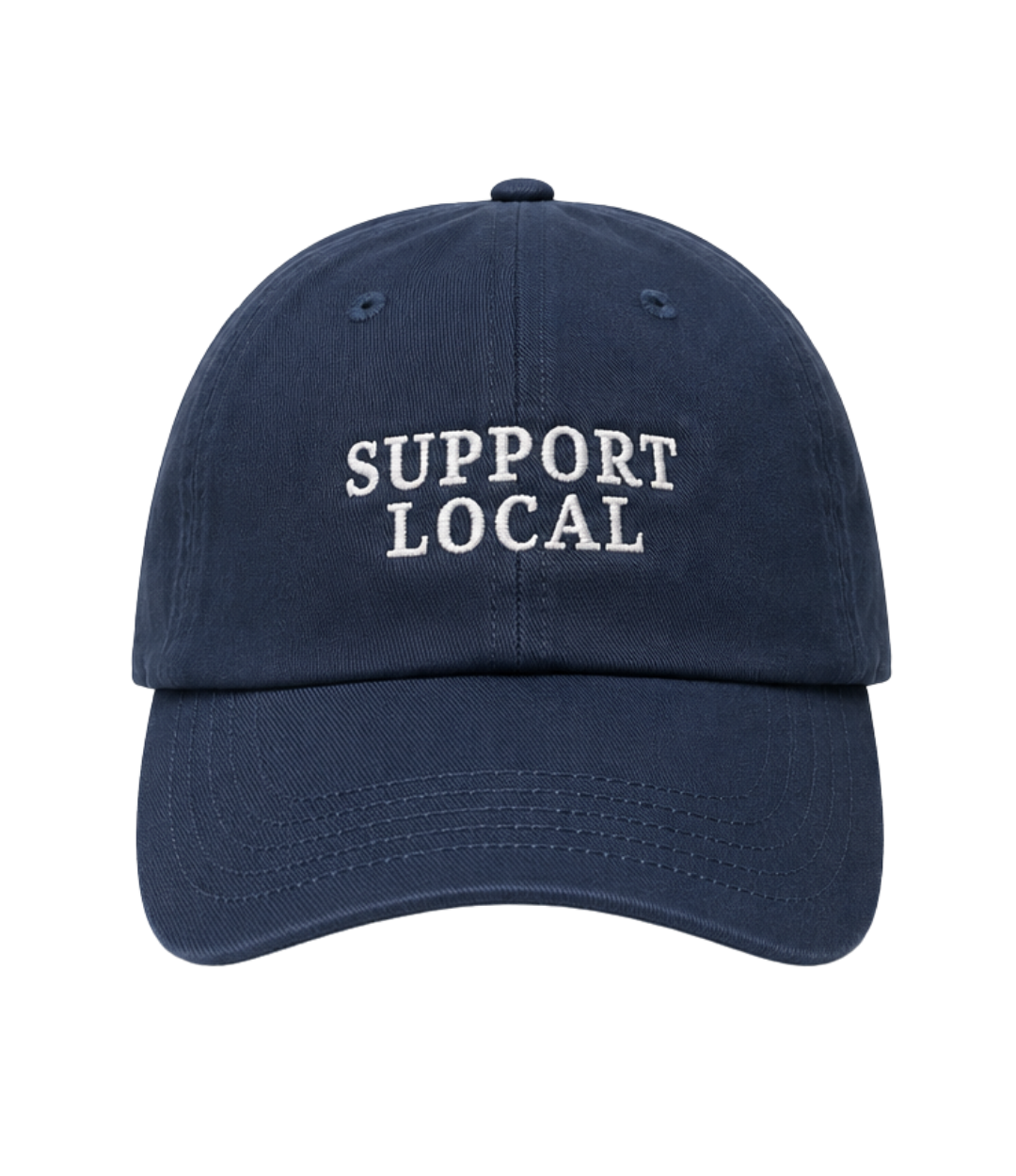 Support Local Cap - Navy / White
