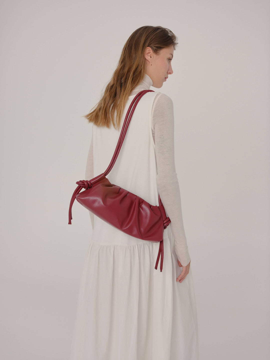 Dumpling Bag - Cherry Red
