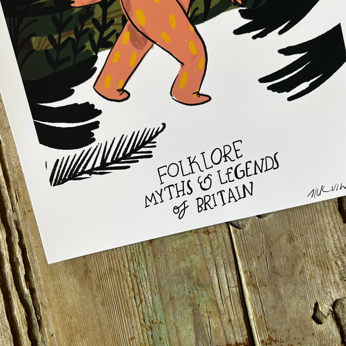 Mr Blobby Print - A4
