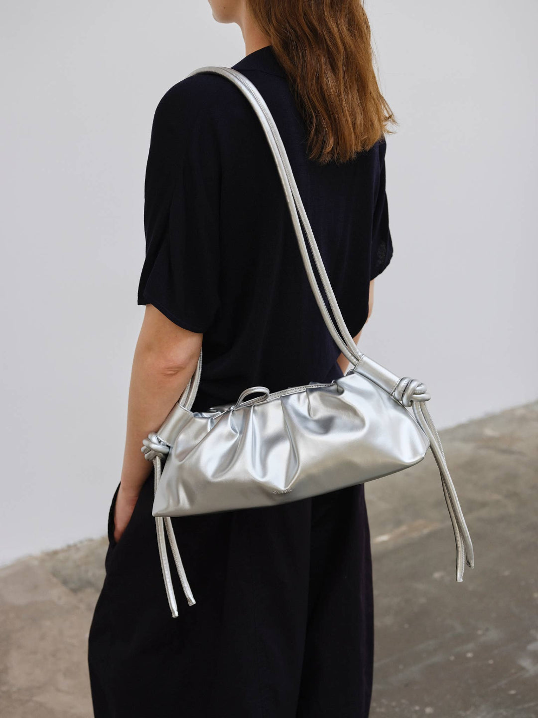 Dumpling Bag - Silver