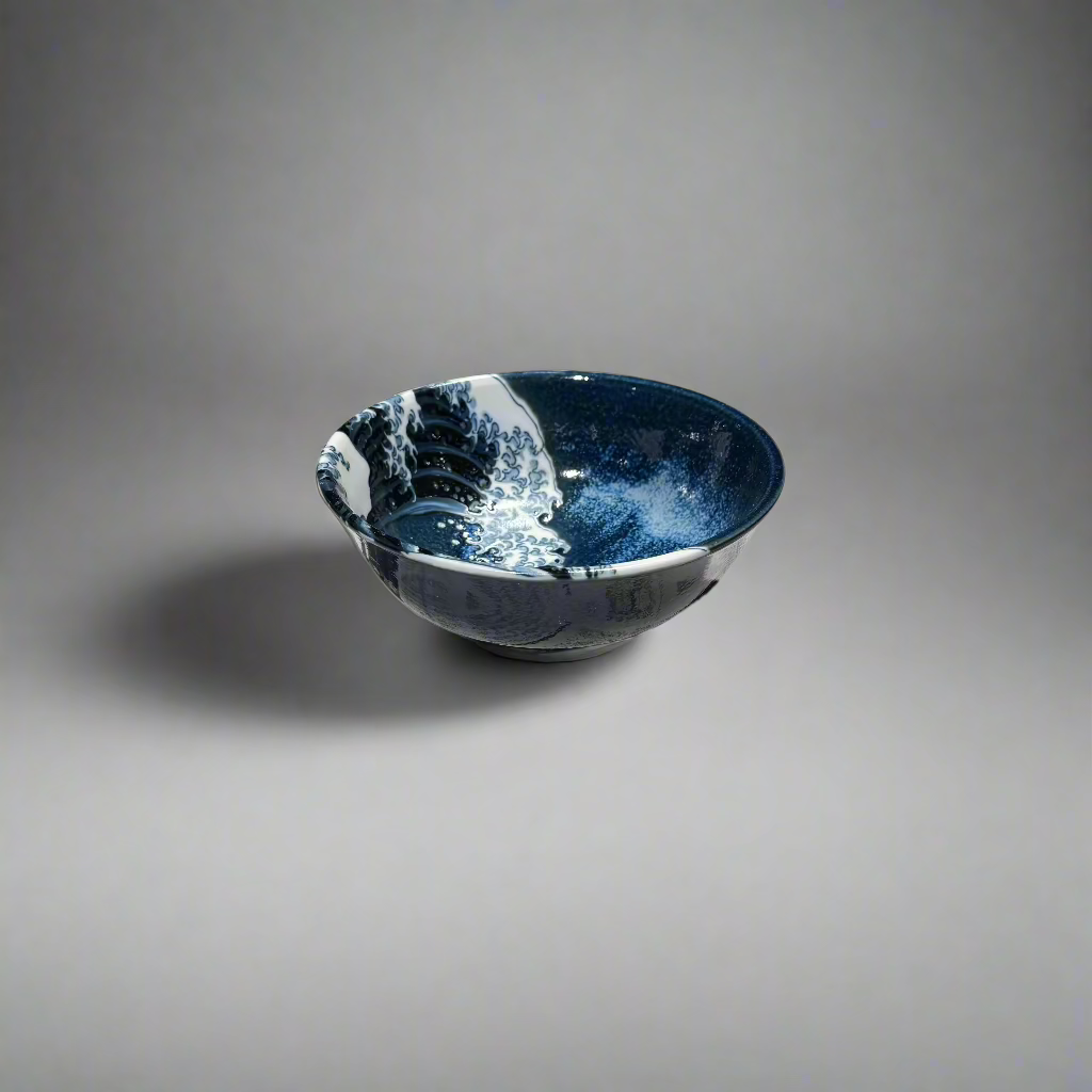 Hokusai Design Udon Bowl