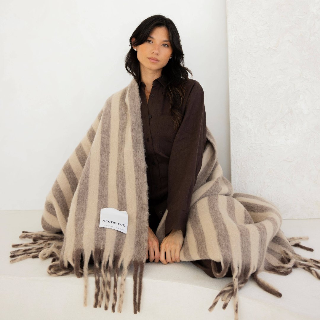 The Wool Stripe Throw