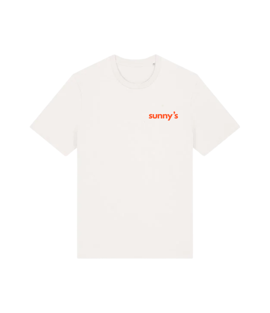 Gasworks Tee - Off White / Bright Orange