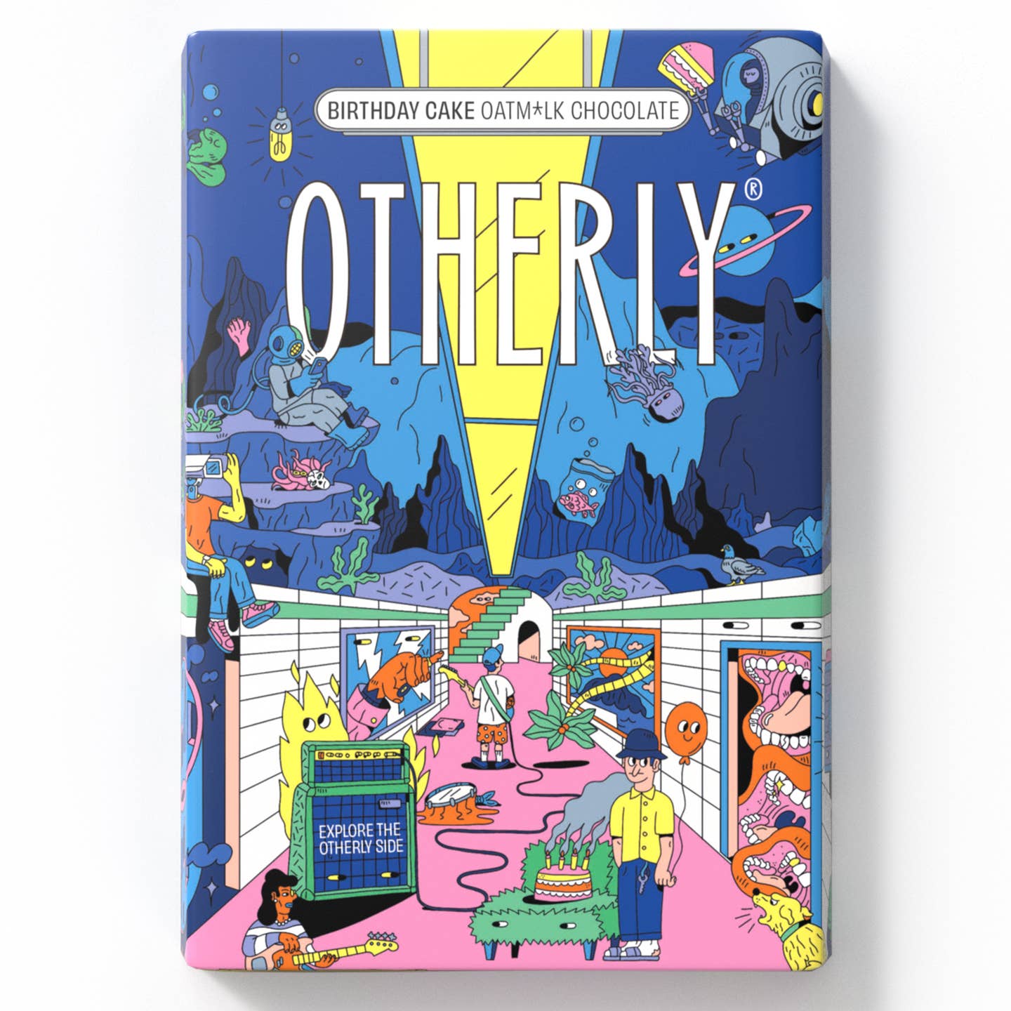 Birthday Cake Oatm*lk Chocolate Bar, Vegan (120g)