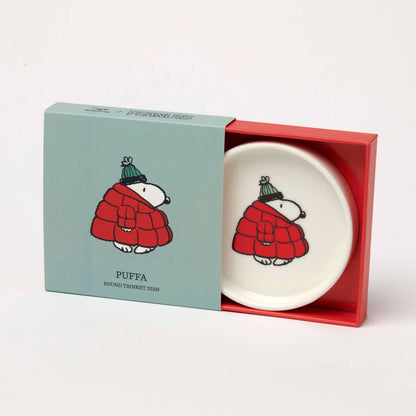 Peanuts Snoopy Round Trinket Dish - Puffa