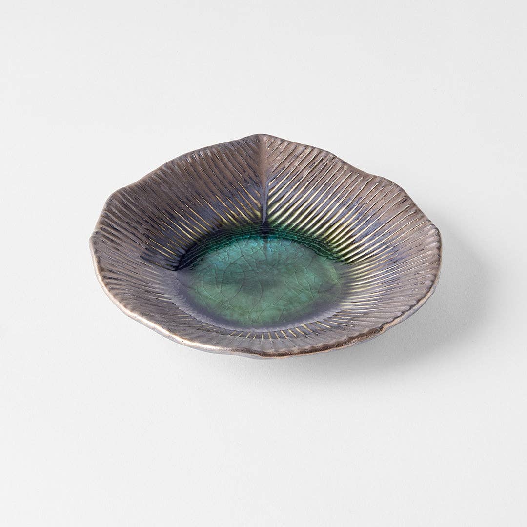 Midori Ridged Plate, 16cm