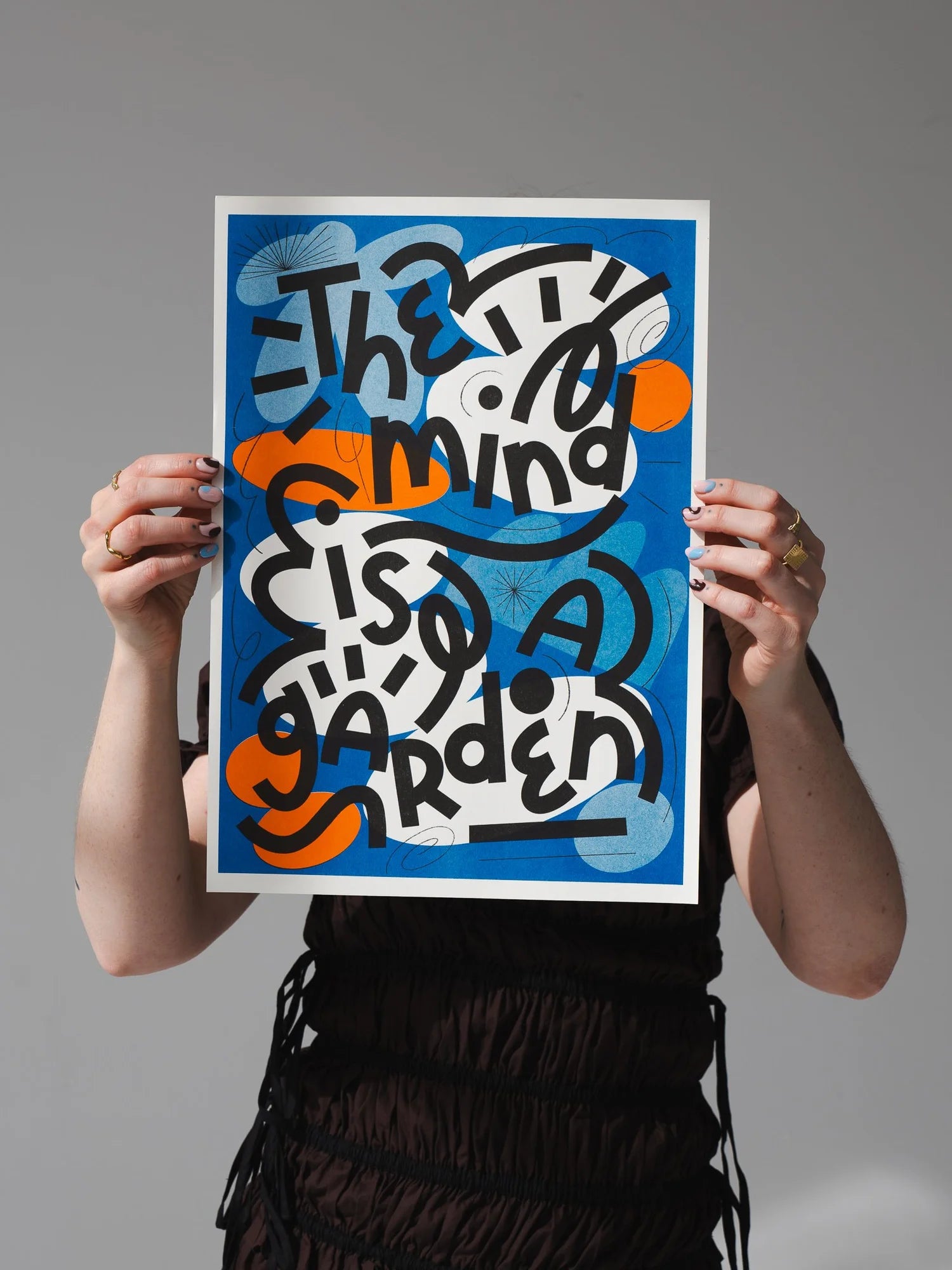 The Mind Is A Garden - Risograph Print - A3