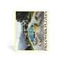 Puzzle box with an image of a pool and people, on a white backdrop