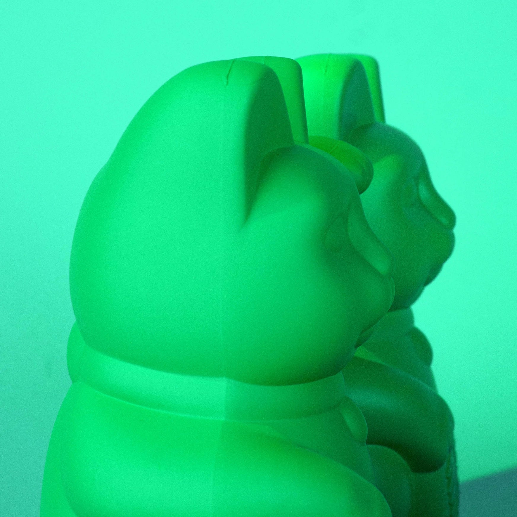 Lucky Cat | Maneki Neko - Vivid Green