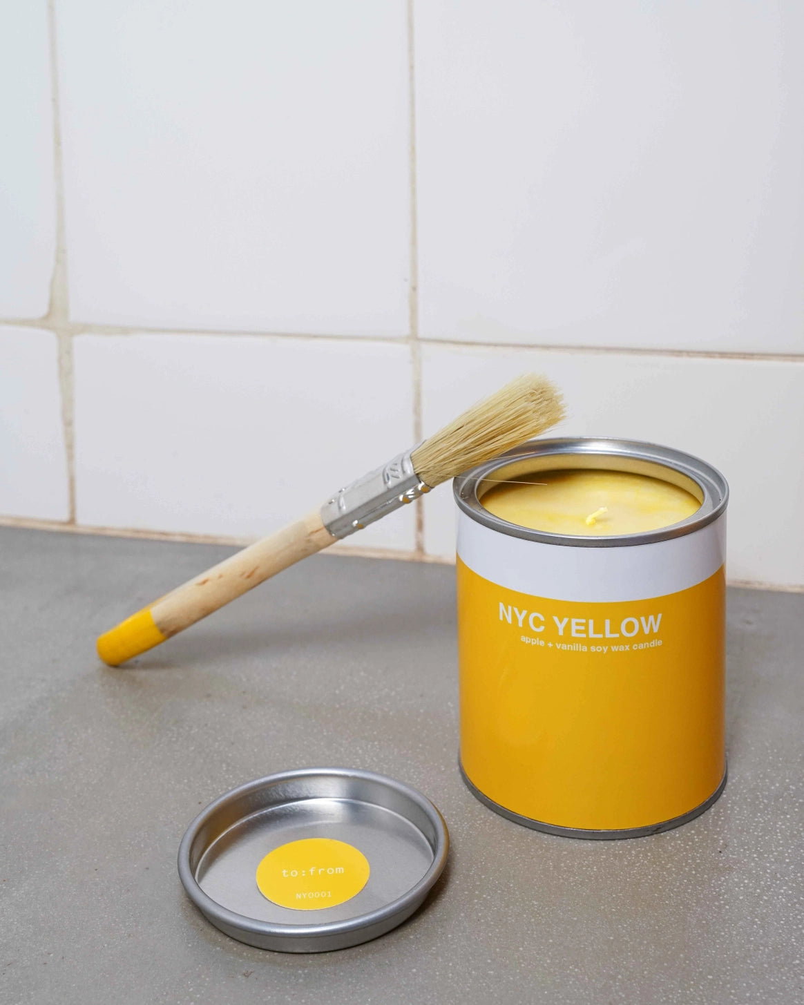 Paint Can Candles - New York Yellow