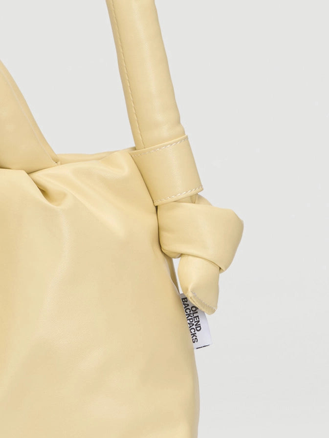 MiniOna Vegan Leather - Butter Yellow