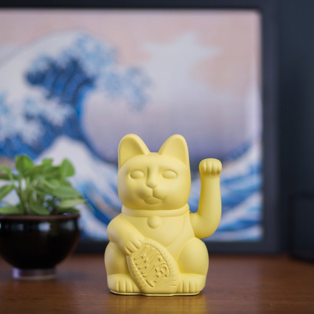 Lucky Cat | Maneki Neko - Yellow