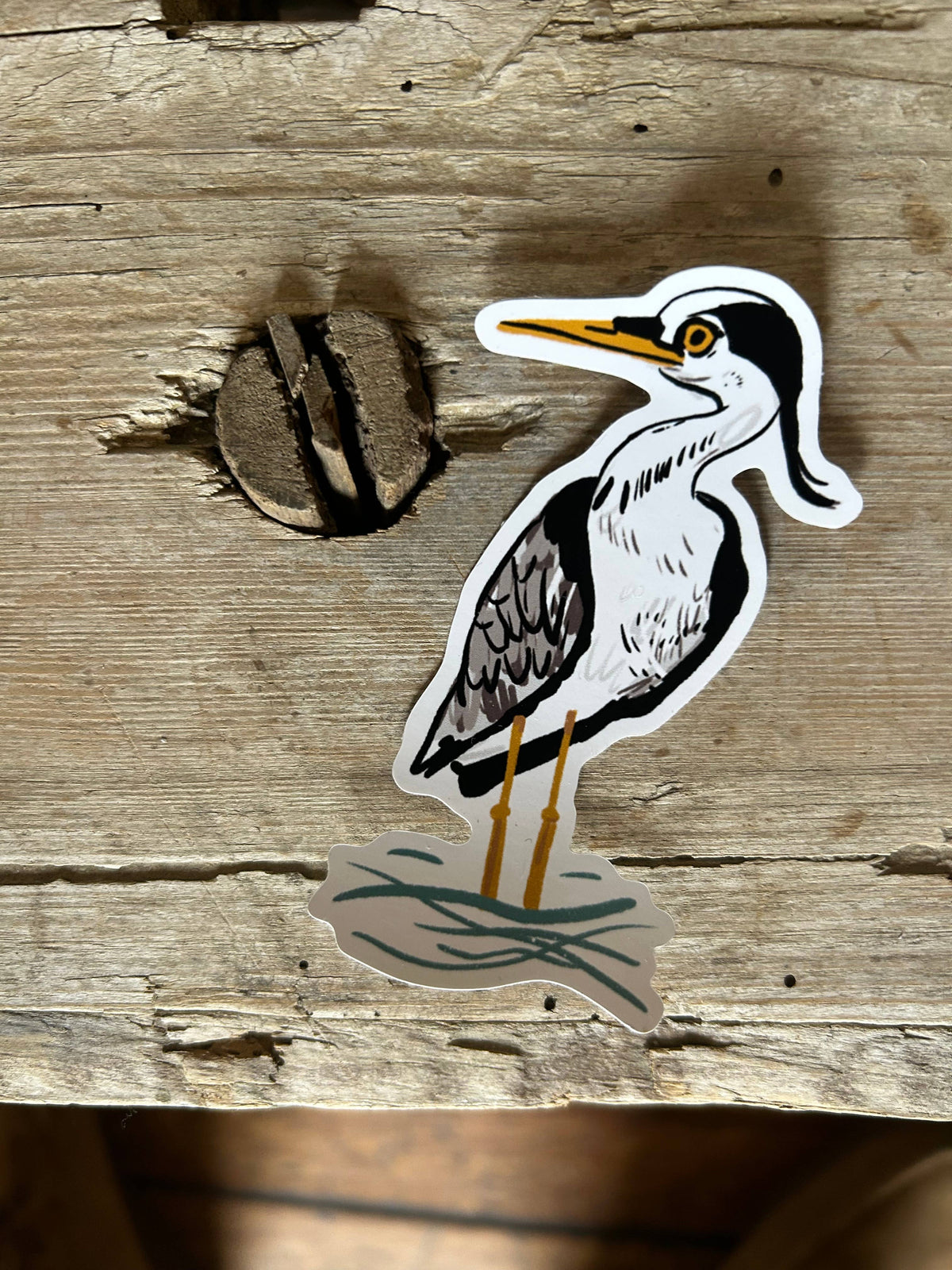 Heron Sticker 