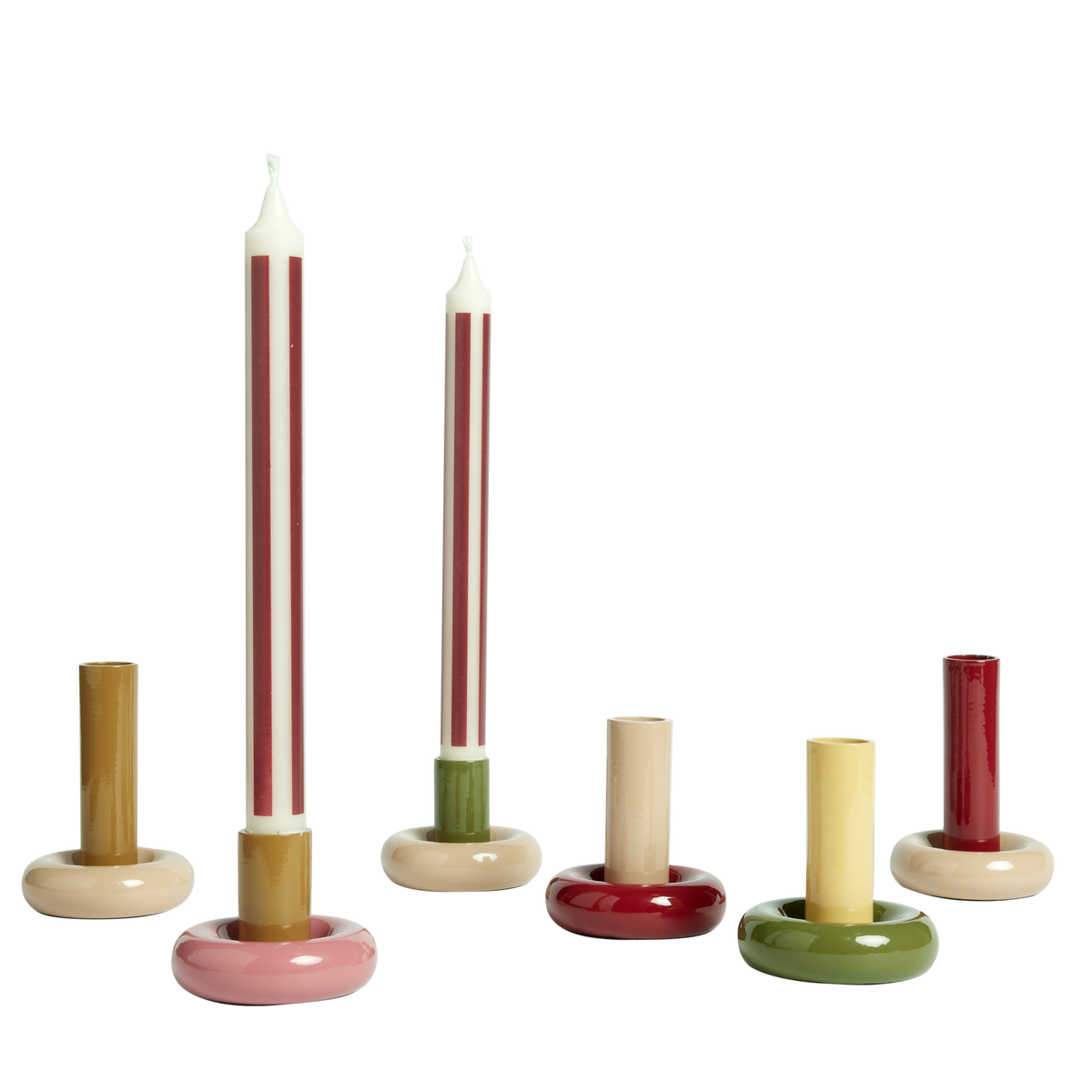 Donut Candle Holder L - Absinthe