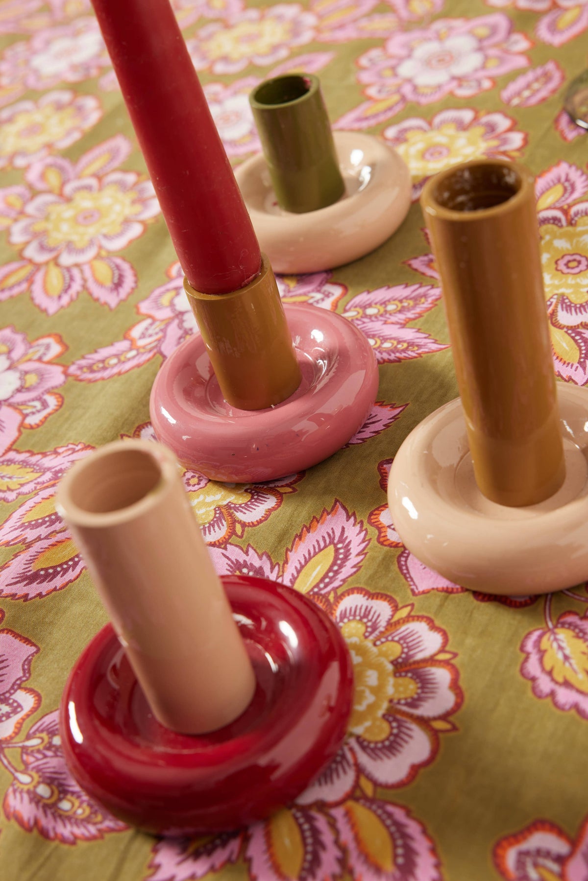 Donut Candle Holder L - Absinthe